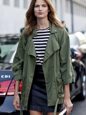 Current Elliott The Infantry Military Jacket Y2K in Army Green Size Small